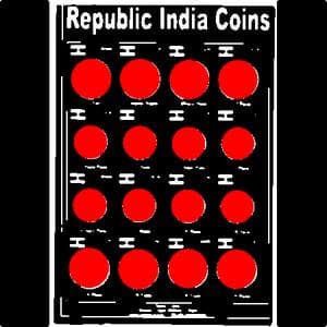 Detected coin overlay with red circles marking validated coin regions.