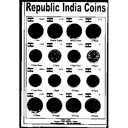 Otsu segmented binary coin image from the coin counting pipeline.